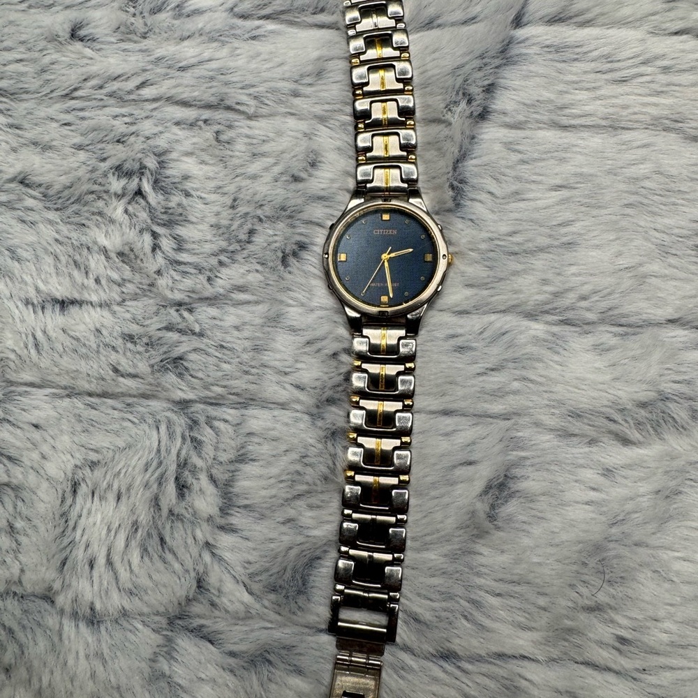 Citizen Black and Silver Classic Watch